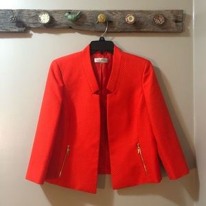 Kasper Hot Orange Blazer